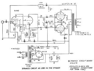 Dynaco Dynakit Mk2 schematic circuit diagram